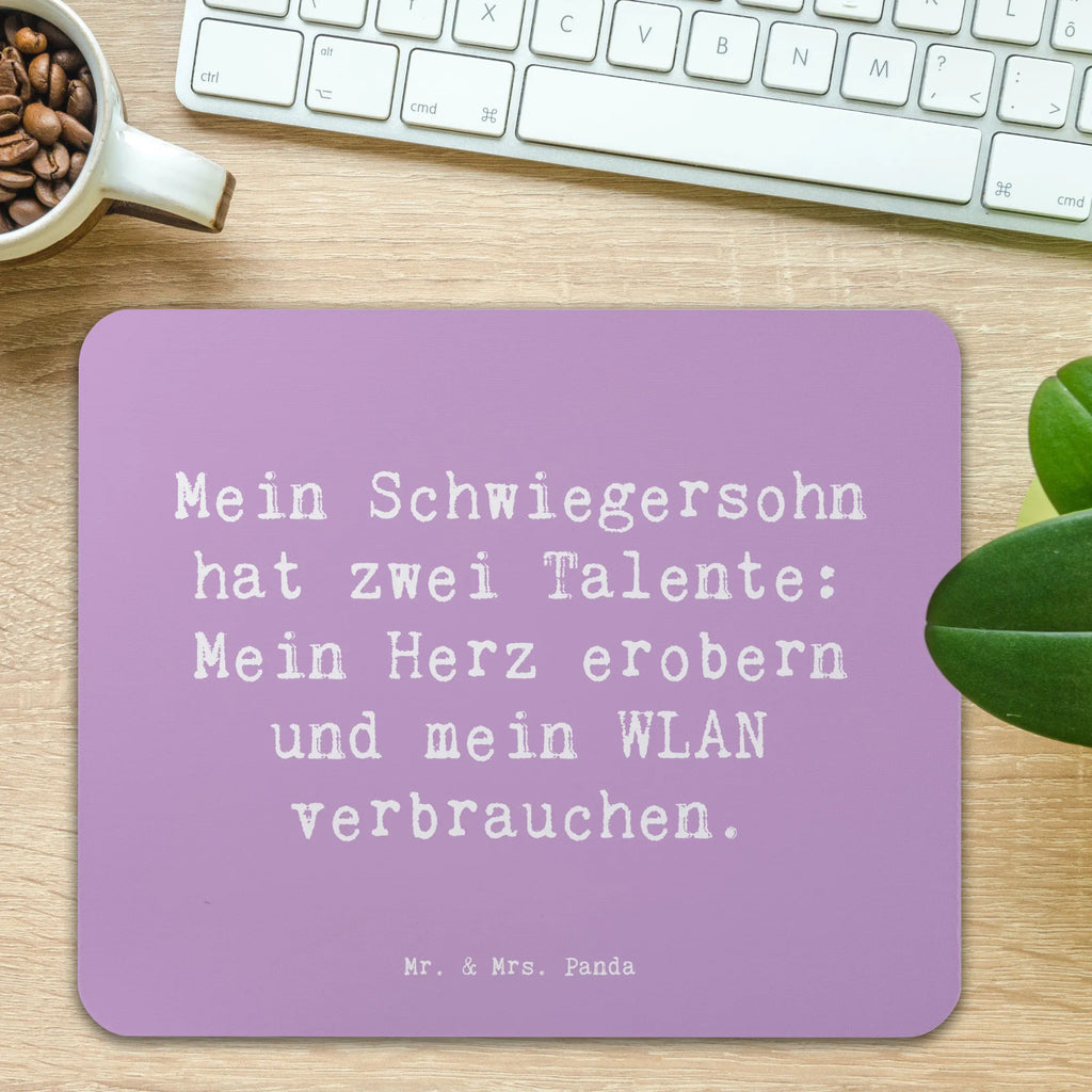Mauspad Spruch Schwiegersohn Talente Mousepad, Computer zubehör, Büroausstattung, PC Zubehör, Arbeitszimmer, Mauspad, Einzigartiges Mauspad, Designer Mauspad, Mausunterlage, Mauspad Büro, Familie, Vatertag, Muttertag, Bruder, Schwester, Mama, Papa, Oma, Opa