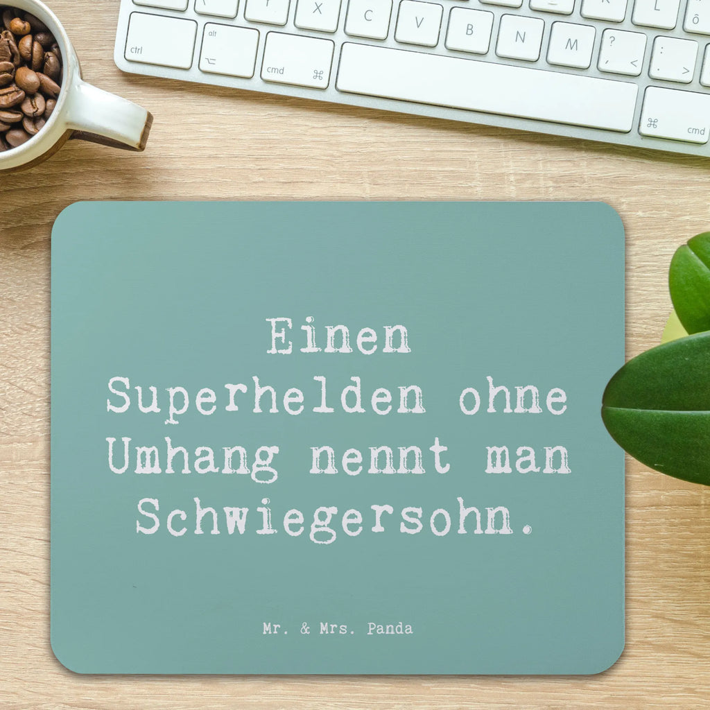 Mauspad Spruch Held Schwiegersohn Mousepad, Computer zubehör, Büroausstattung, PC Zubehör, Arbeitszimmer, Mauspad, Einzigartiges Mauspad, Designer Mauspad, Mausunterlage, Mauspad Büro, Familie, Vatertag, Muttertag, Bruder, Schwester, Mama, Papa, Oma, Opa