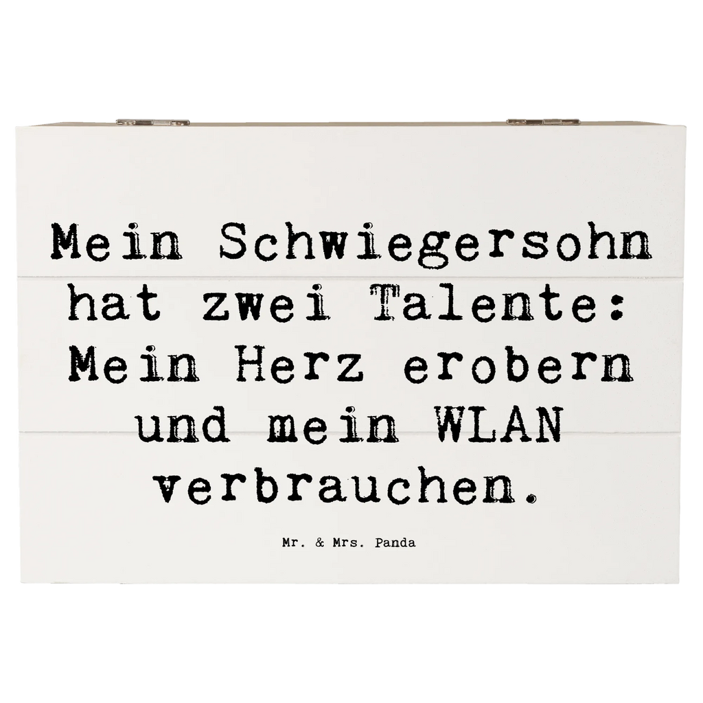 Holzkiste Spruch Schwiegersohn Talente Holzkiste, Kiste, Schatzkiste, Truhe, Schatulle, XXL, Erinnerungsbox, Erinnerungskiste, Dekokiste, Aufbewahrungsbox, Geschenkbox, Geschenkdose, Familie, Vatertag, Muttertag, Bruder, Schwester, Mama, Papa, Oma, Opa