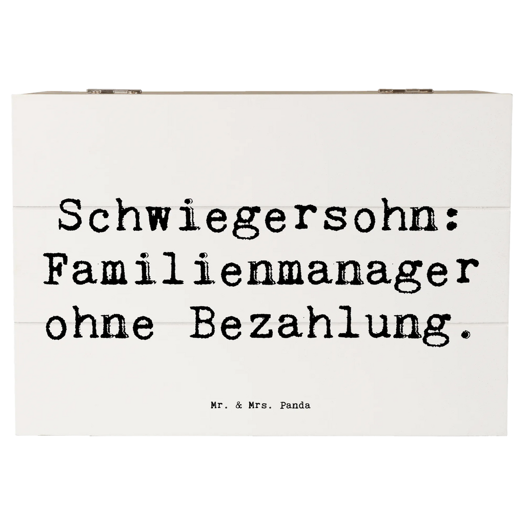 Holzkiste Spruch Schwiegersohn Manager Holzkiste, Kiste, Schatzkiste, Truhe, Schatulle, XXL, Erinnerungsbox, Erinnerungskiste, Dekokiste, Aufbewahrungsbox, Geschenkbox, Geschenkdose, Familie, Vatertag, Muttertag, Bruder, Schwester, Mama, Papa, Oma, Opa