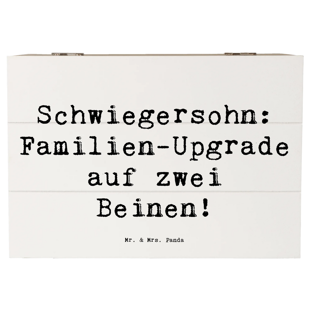 Holzkiste Spruch Schwiegersohn Upgrade Holzkiste, Kiste, Schatzkiste, Truhe, Schatulle, XXL, Erinnerungsbox, Erinnerungskiste, Dekokiste, Aufbewahrungsbox, Geschenkbox, Geschenkdose, Familie, Vatertag, Muttertag, Bruder, Schwester, Mama, Papa, Oma, Opa