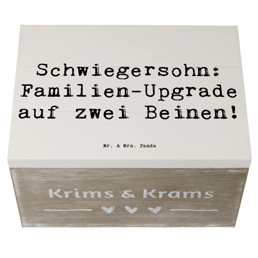 Holzkiste Spruch Schwiegersohn Upgrade Holzkiste, Kiste, Schatzkiste, Truhe, Schatulle, XXL, Erinnerungsbox, Erinnerungskiste, Dekokiste, Aufbewahrungsbox, Geschenkbox, Geschenkdose, Familie, Vatertag, Muttertag, Bruder, Schwester, Mama, Papa, Oma, Opa