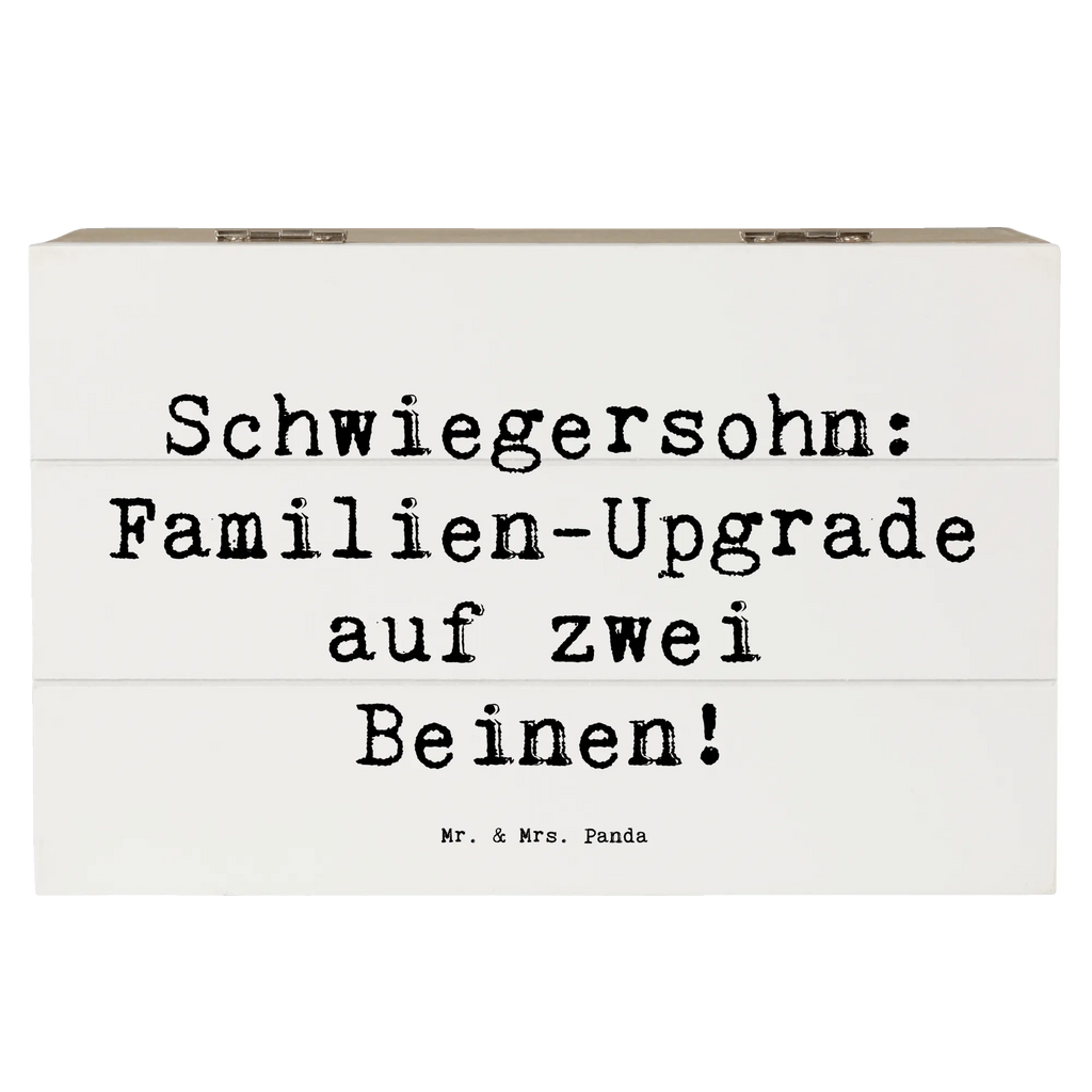 Holzkiste Spruch Schwiegersohn Upgrade Holzkiste, Kiste, Schatzkiste, Truhe, Schatulle, XXL, Erinnerungsbox, Erinnerungskiste, Dekokiste, Aufbewahrungsbox, Geschenkbox, Geschenkdose, Familie, Vatertag, Muttertag, Bruder, Schwester, Mama, Papa, Oma, Opa