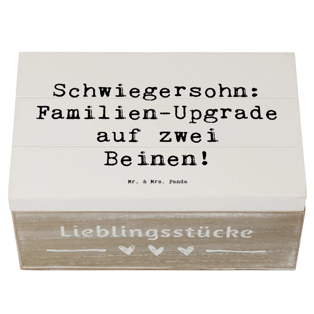 Holzkiste Spruch Schwiegersohn Upgrade Holzkiste, Kiste, Schatzkiste, Truhe, Schatulle, XXL, Erinnerungsbox, Erinnerungskiste, Dekokiste, Aufbewahrungsbox, Geschenkbox, Geschenkdose, Familie, Vatertag, Muttertag, Bruder, Schwester, Mama, Papa, Oma, Opa