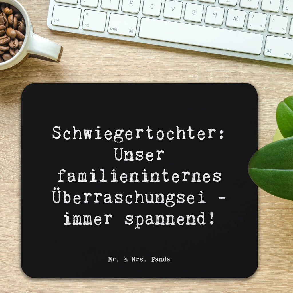 Mauspad Spruch Überraschungs-Schwiegertochter Mousepad, Computer zubehör, Büroausstattung, PC Zubehör, Arbeitszimmer, Mauspad, Einzigartiges Mauspad, Designer Mauspad, Mausunterlage, Mauspad Büro, Familie, Vatertag, Muttertag, Bruder, Schwester, Mama, Papa, Oma, Opa