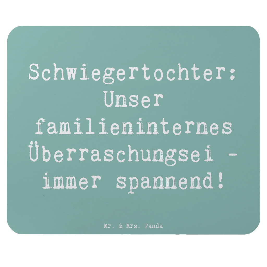 Mauspad Spruch Überraschungs-Schwiegertochter Mousepad, Computer zubehör, Büroausstattung, PC Zubehör, Arbeitszimmer, Mauspad, Einzigartiges Mauspad, Designer Mauspad, Mausunterlage, Mauspad Büro, Familie, Vatertag, Muttertag, Bruder, Schwester, Mama, Papa, Oma, Opa