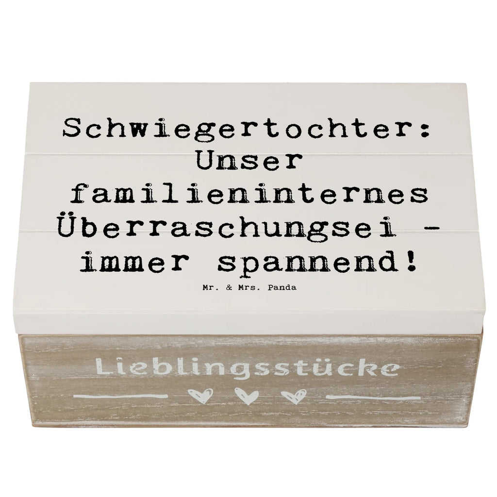 Holzkiste Spruch Überraschungs-Schwiegertochter Holzkiste, Kiste, Schatzkiste, Truhe, Schatulle, XXL, Erinnerungsbox, Erinnerungskiste, Dekokiste, Aufbewahrungsbox, Geschenkbox, Geschenkdose, Familie, Vatertag, Muttertag, Bruder, Schwester, Mama, Papa, Oma, Opa