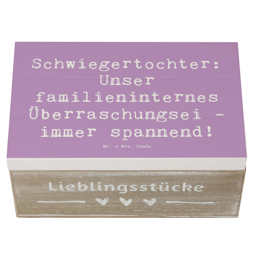 Holzkiste Spruch Überraschungs-Schwiegertochter Holzkiste, Kiste, Schatzkiste, Truhe, Schatulle, XXL, Erinnerungsbox, Erinnerungskiste, Dekokiste, Aufbewahrungsbox, Geschenkbox, Geschenkdose, Familie, Vatertag, Muttertag, Bruder, Schwester, Mama, Papa, Oma, Opa