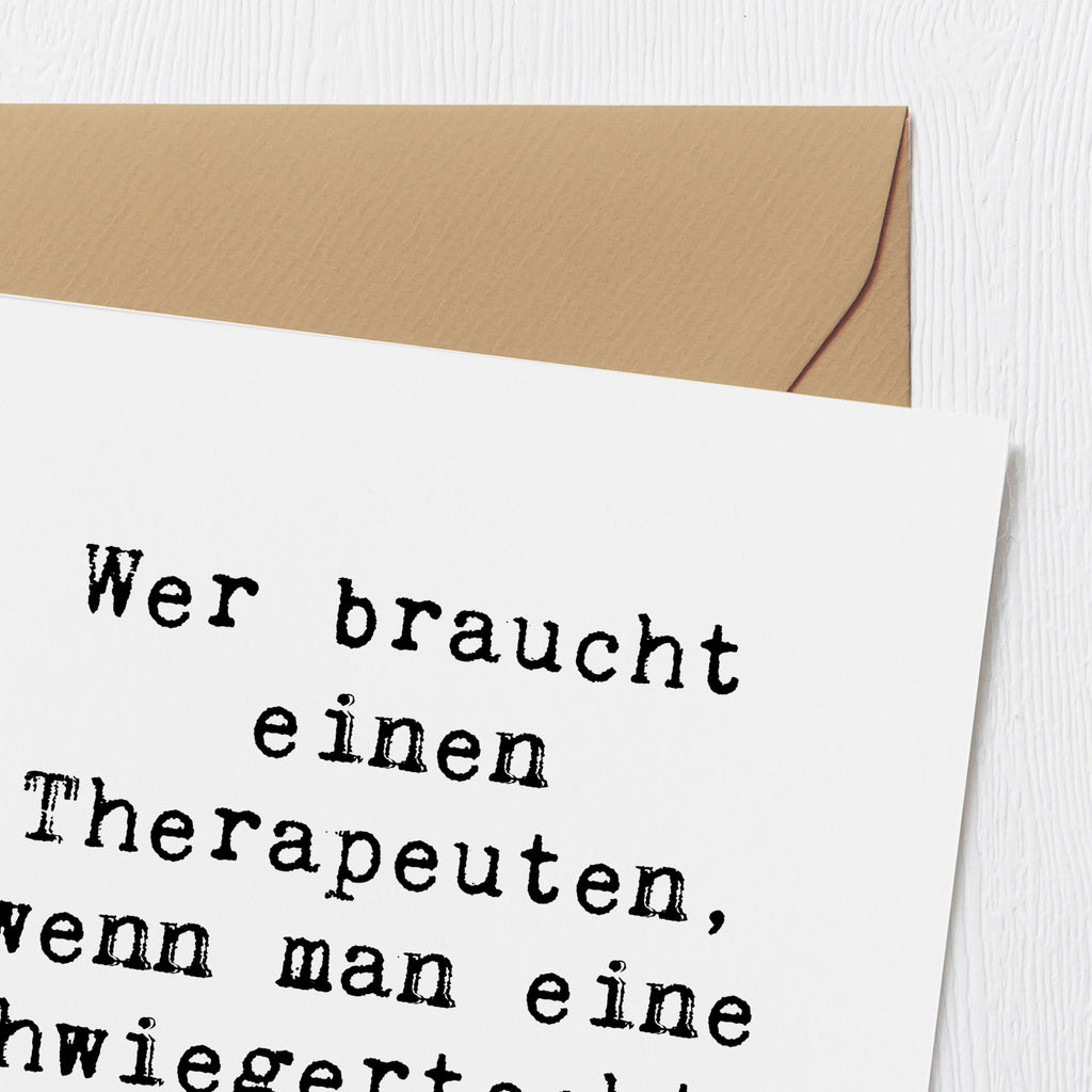 Deluxe Karte Spruch Schwiegertochter Humor Karte, Grußkarte, Klappkarte, Einladungskarte, Glückwunschkarte, Hochzeitskarte, Geburtstagskarte, Hochwertige Grußkarte, Hochwertige Klappkarte, Familie, Vatertag, Muttertag, Bruder, Schwester, Mama, Papa, Oma, Opa