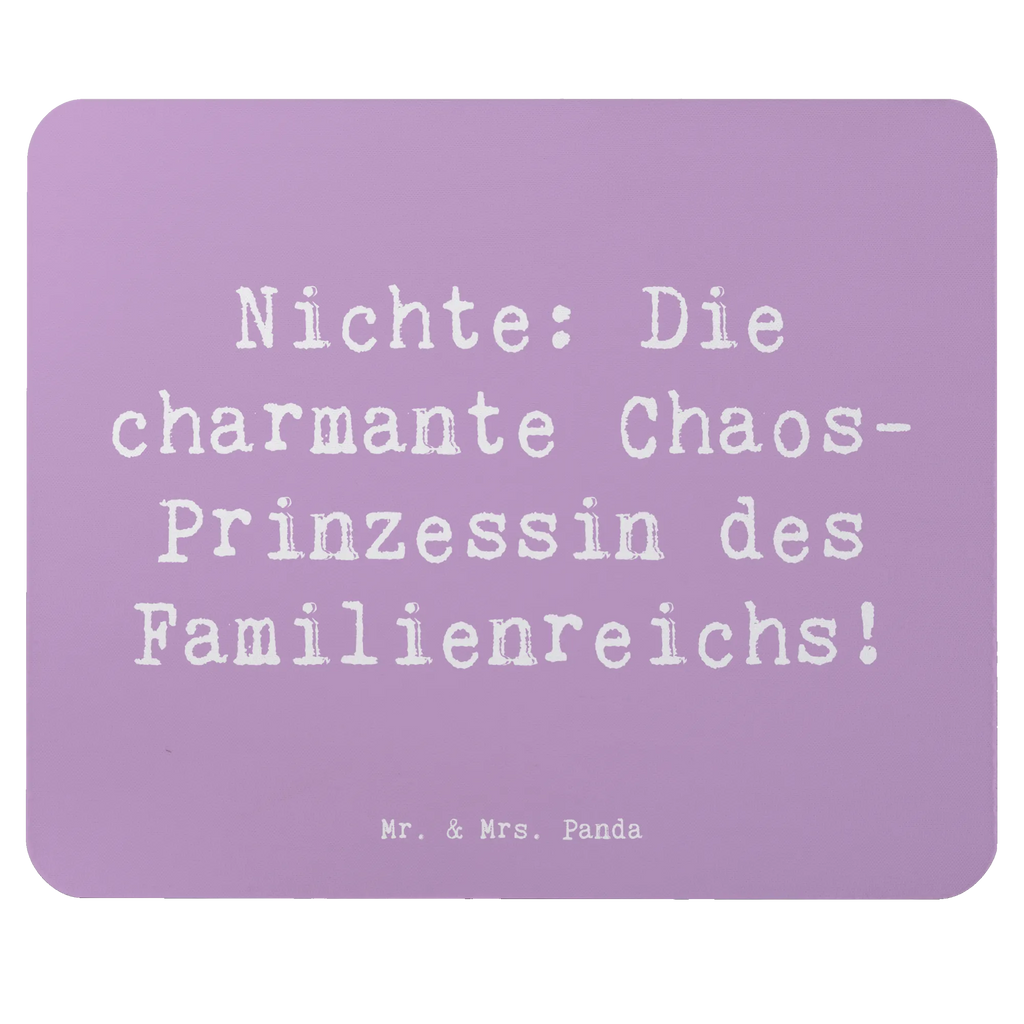 Mauspad Spruch Nichte Chaos-Prinzessin Mousepad, Computer zubehör, Büroausstattung, PC Zubehör, Arbeitszimmer, Mauspad, Einzigartiges Mauspad, Designer Mauspad, Mausunterlage, Mauspad Büro, Familie, Vatertag, Muttertag, Bruder, Schwester, Mama, Papa, Oma, Opa