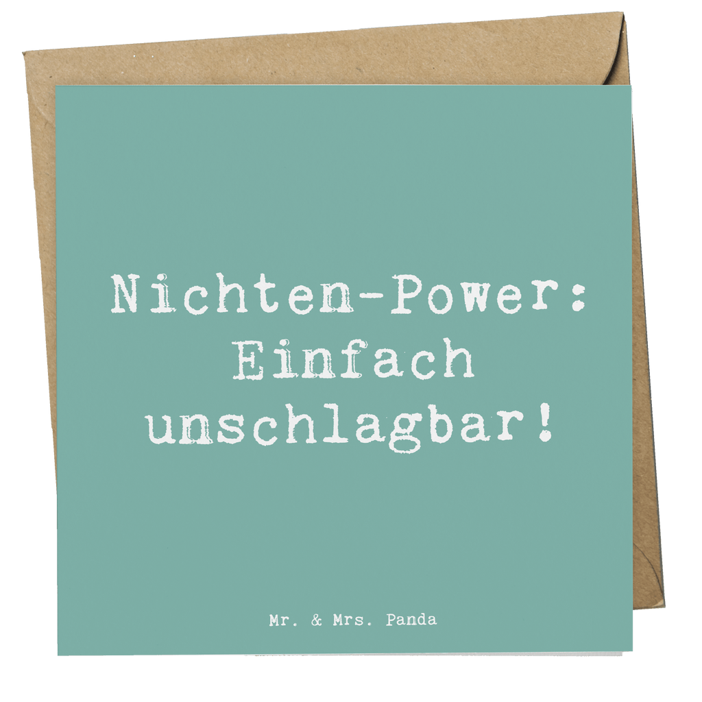 Deluxe Karte Spruch Nichte Power Karte, Grußkarte, Klappkarte, Einladungskarte, Glückwunschkarte, Hochzeitskarte, Geburtstagskarte, Hochwertige Grußkarte, Hochwertige Klappkarte, Familie, Vatertag, Muttertag, Bruder, Schwester, Mama, Papa, Oma, Opa