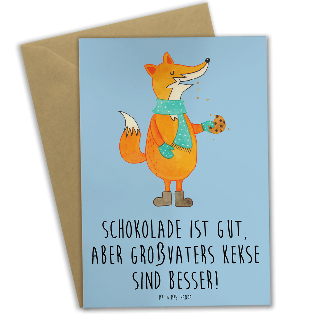 Grußkarte Großvaters Kekse Grußkarte, Klappkarte, Einladungskarte, Glückwunschkarte, Hochzeitskarte, Geburtstagskarte, Karte, Ansichtskarten, Familie, Vatertag, Muttertag, Bruder, Schwester, Mama, Papa, Oma, Opa