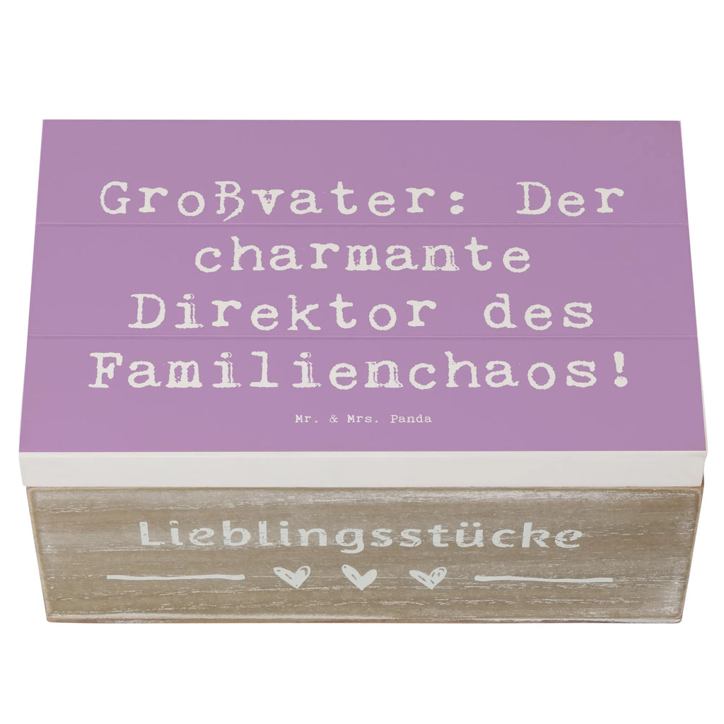 Holzkiste Spruch Großvater Direktor Holzkiste, Kiste, Schatzkiste, Truhe, Schatulle, XXL, Erinnerungsbox, Erinnerungskiste, Dekokiste, Aufbewahrungsbox, Geschenkbox, Geschenkdose, Familie, Vatertag, Muttertag, Bruder, Schwester, Mama, Papa, Oma, Opa