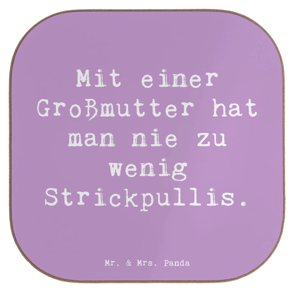 Square coaster Saying Mit einer Großmutter hat man nie zu wenig Strickpullis. Untersetzer, Bierdeckel, Glasuntersetzer, Untersetzer Gläser, Getränkeuntersetzer, Untersetzer aus Holz, Untersetzer für Gläser, Korkuntersetzer, Untersetzer Holz, Holzuntersetzer, Tassen Untersetzer, Untersetzer Design, Familie, Vatertag, Muttertag, Bruder, Schwester, Mama, Papa, Oma, Opa
