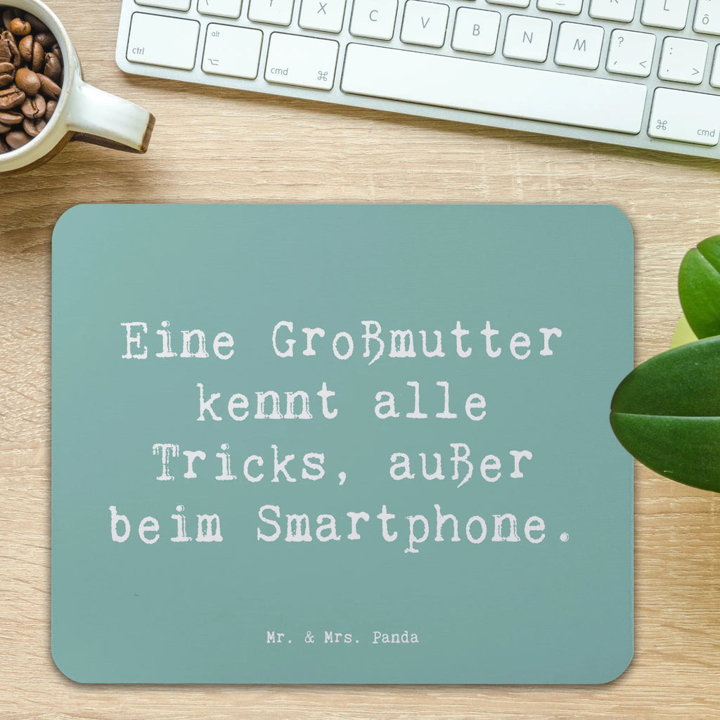 Mauspad Spruch Großmutter Tricks Mousepad, Computer zubehör, Büroausstattung, PC Zubehör, Arbeitszimmer, Mauspad, Einzigartiges Mauspad, Designer Mauspad, Mausunterlage, Mauspad Büro, Familie, Vatertag, Muttertag, Bruder, Schwester, Mama, Papa, Oma, Opa