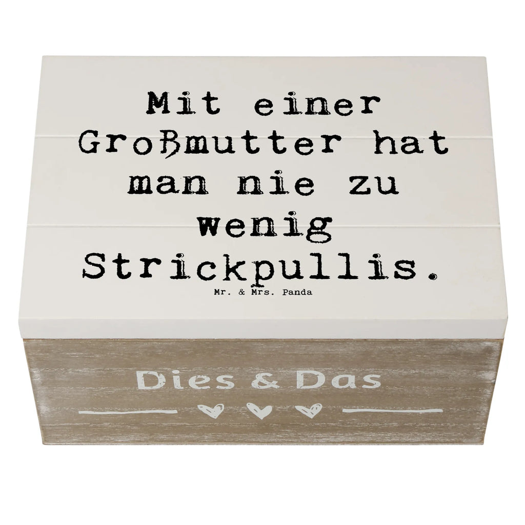 Holzkiste Spruch Großmutter Strickpullis Holzkiste, Kiste, Schatzkiste, Truhe, Schatulle, XXL, Erinnerungsbox, Erinnerungskiste, Dekokiste, Aufbewahrungsbox, Geschenkbox, Geschenkdose, Familie, Vatertag, Muttertag, Bruder, Schwester, Mama, Papa, Oma, Opa