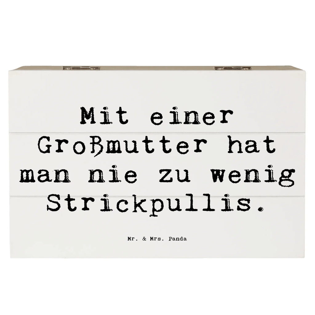 Holzkiste Spruch Großmutter Strickpullis Holzkiste, Kiste, Schatzkiste, Truhe, Schatulle, XXL, Erinnerungsbox, Erinnerungskiste, Dekokiste, Aufbewahrungsbox, Geschenkbox, Geschenkdose, Familie, Vatertag, Muttertag, Bruder, Schwester, Mama, Papa, Oma, Opa