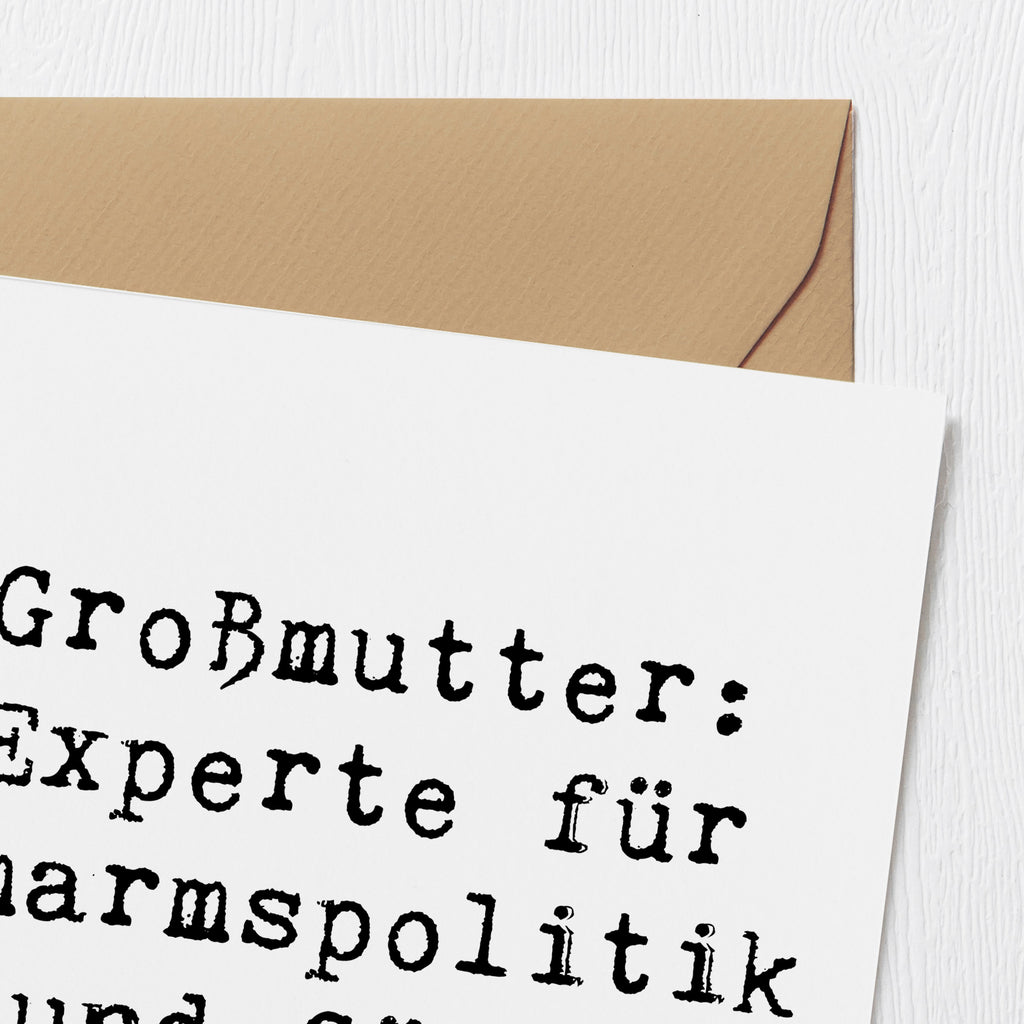 Deluxe Karte Spruch Großmutter Liebe Karte, Grußkarte, Klappkarte, Einladungskarte, Glückwunschkarte, Hochzeitskarte, Geburtstagskarte, Hochwertige Grußkarte, Hochwertige Klappkarte, Familie, Vatertag, Muttertag, Bruder, Schwester, Mama, Papa, Oma, Opa