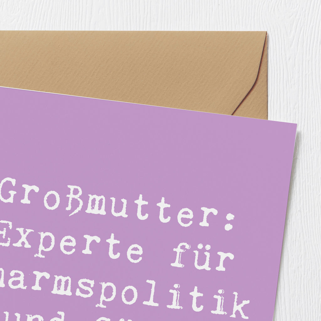 Deluxe Karte Spruch Großmutter Liebe Karte, Grußkarte, Klappkarte, Einladungskarte, Glückwunschkarte, Hochzeitskarte, Geburtstagskarte, Hochwertige Grußkarte, Hochwertige Klappkarte, Familie, Vatertag, Muttertag, Bruder, Schwester, Mama, Papa, Oma, Opa