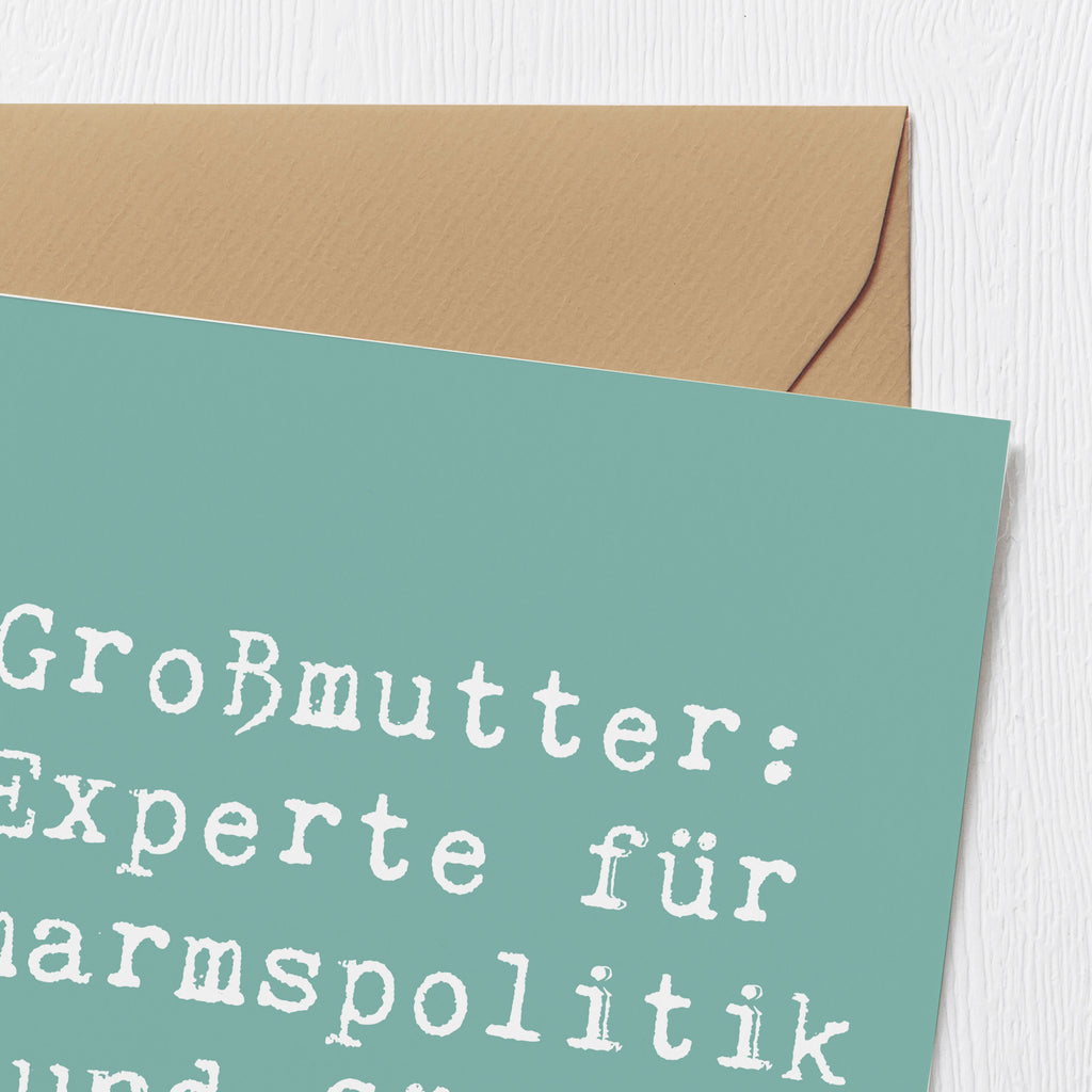 Deluxe Karte Spruch Großmutter Liebe Karte, Grußkarte, Klappkarte, Einladungskarte, Glückwunschkarte, Hochzeitskarte, Geburtstagskarte, Hochwertige Grußkarte, Hochwertige Klappkarte, Familie, Vatertag, Muttertag, Bruder, Schwester, Mama, Papa, Oma, Opa