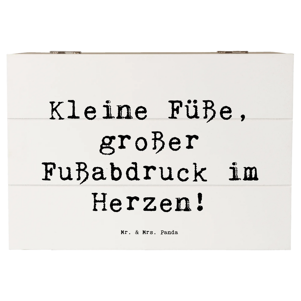 Holzkiste Spruch Kind Fußabdruck Holzkiste, Kiste, Schatzkiste, Truhe, Schatulle, XXL, Erinnerungsbox, Erinnerungskiste, Dekokiste, Aufbewahrungsbox, Geschenkbox, Geschenkdose, Familie, Vatertag, Muttertag, Bruder, Schwester, Mama, Papa, Oma, Opa