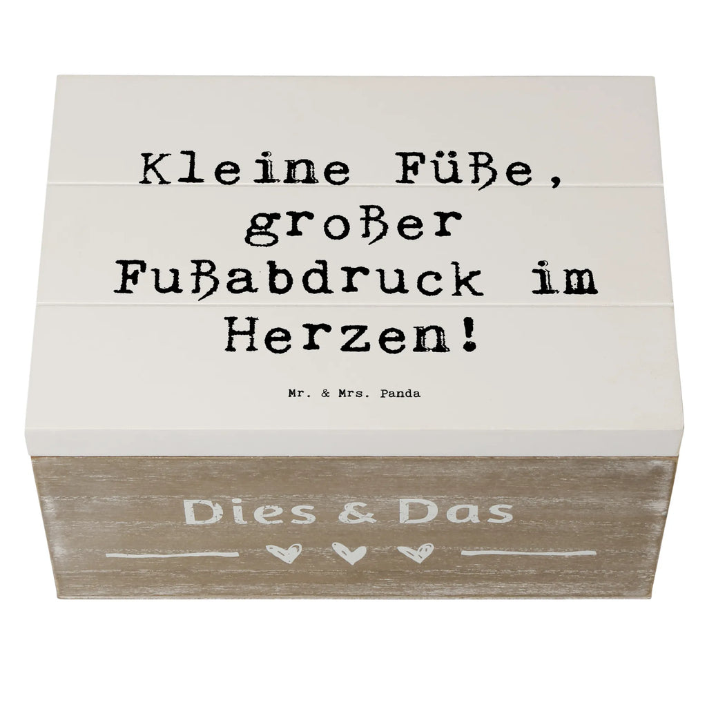 Holzkiste Spruch Kind Fußabdruck Holzkiste, Kiste, Schatzkiste, Truhe, Schatulle, XXL, Erinnerungsbox, Erinnerungskiste, Dekokiste, Aufbewahrungsbox, Geschenkbox, Geschenkdose, Familie, Vatertag, Muttertag, Bruder, Schwester, Mama, Papa, Oma, Opa