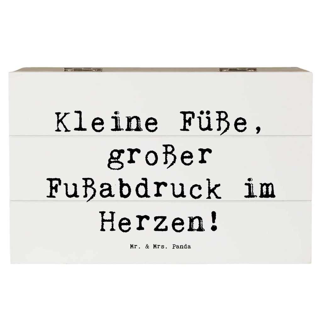 Holzkiste Spruch Kind Fußabdruck Holzkiste, Kiste, Schatzkiste, Truhe, Schatulle, XXL, Erinnerungsbox, Erinnerungskiste, Dekokiste, Aufbewahrungsbox, Geschenkbox, Geschenkdose, Familie, Vatertag, Muttertag, Bruder, Schwester, Mama, Papa, Oma, Opa