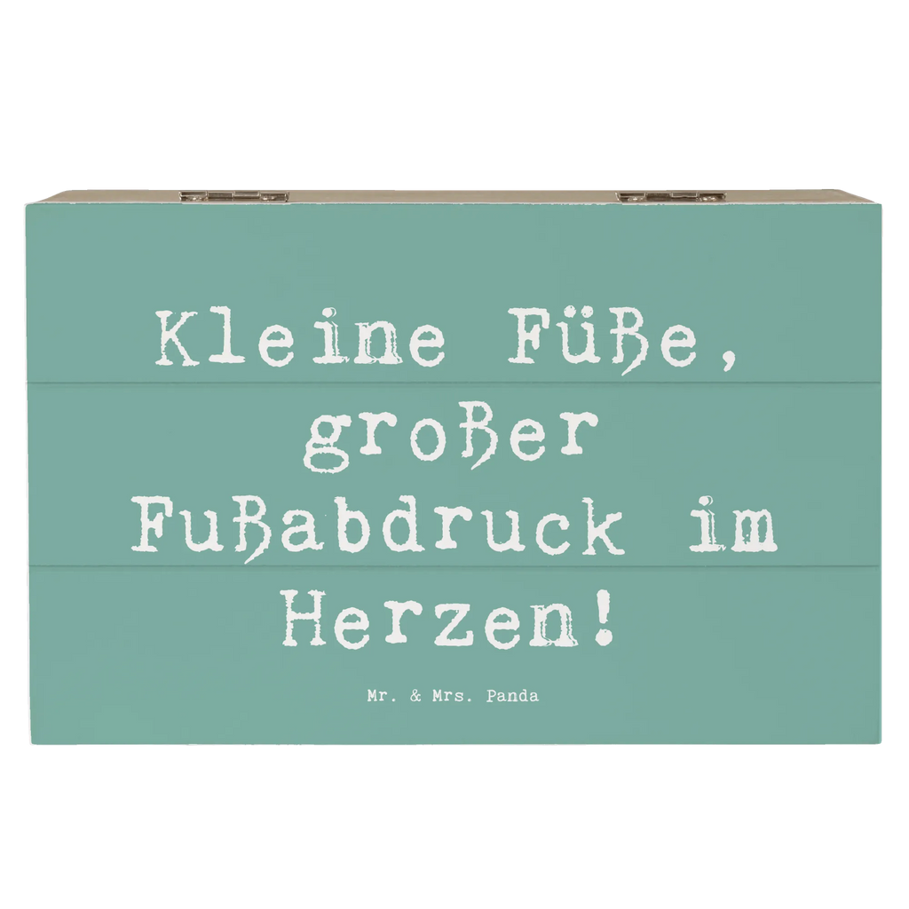 Holzkiste Spruch Kind Fußabdruck Holzkiste, Kiste, Schatzkiste, Truhe, Schatulle, XXL, Erinnerungsbox, Erinnerungskiste, Dekokiste, Aufbewahrungsbox, Geschenkbox, Geschenkdose, Familie, Vatertag, Muttertag, Bruder, Schwester, Mama, Papa, Oma, Opa