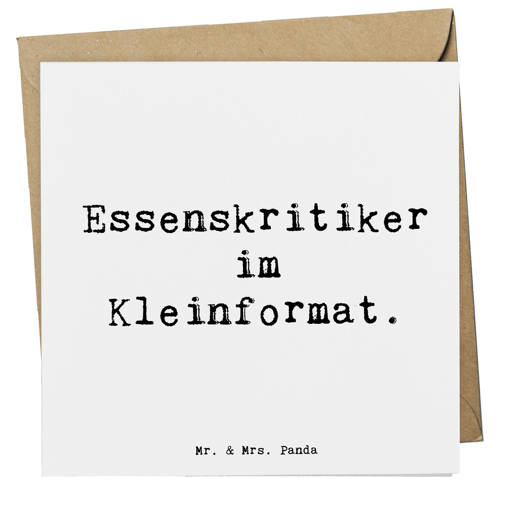 Deluxe Karte Spruch Kind Essenskritiker Karte, Grußkarte, Klappkarte, Einladungskarte, Glückwunschkarte, Hochzeitskarte, Geburtstagskarte, Hochwertige Grußkarte, Hochwertige Klappkarte, Familie, Vatertag, Muttertag, Bruder, Schwester, Mama, Papa, Oma, Opa