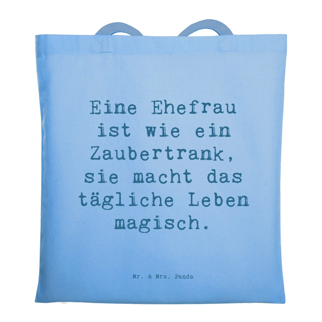 Tragetasche Spruch Magische Ehefrau Beuteltasche, Beutel, Einkaufstasche, Jutebeutel, Stoffbeutel, Tasche, Shopper, Umhängetasche, Strandtasche, Schultertasche, Stofftasche, Tragetasche, Badetasche, Jutetasche, Einkaufstüte, Laptoptasche, Familie, Vatertag, Muttertag, Bruder, Schwester, Mama, Papa, Oma, Opa