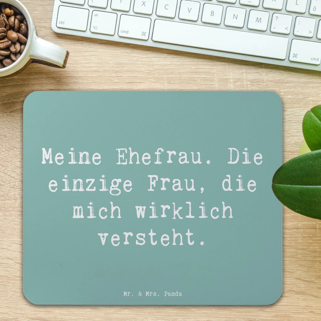 Mauspad Spruch Ehefrau Verständnis Mousepad, Computer zubehör, Büroausstattung, PC Zubehör, Arbeitszimmer, Mauspad, Einzigartiges Mauspad, Designer Mauspad, Mausunterlage, Mauspad Büro, Familie, Vatertag, Muttertag, Bruder, Schwester, Mama, Papa, Oma, Opa