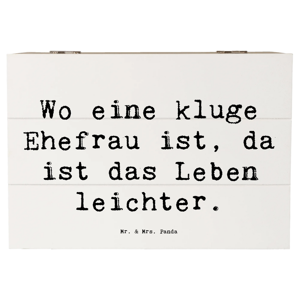 Holzkiste Spruch Kluge Ehefrau Holzkiste, Kiste, Schatzkiste, Truhe, Schatulle, XXL, Erinnerungsbox, Erinnerungskiste, Dekokiste, Aufbewahrungsbox, Geschenkbox, Geschenkdose, Familie, Vatertag, Muttertag, Bruder, Schwester, Mama, Papa, Oma, Opa