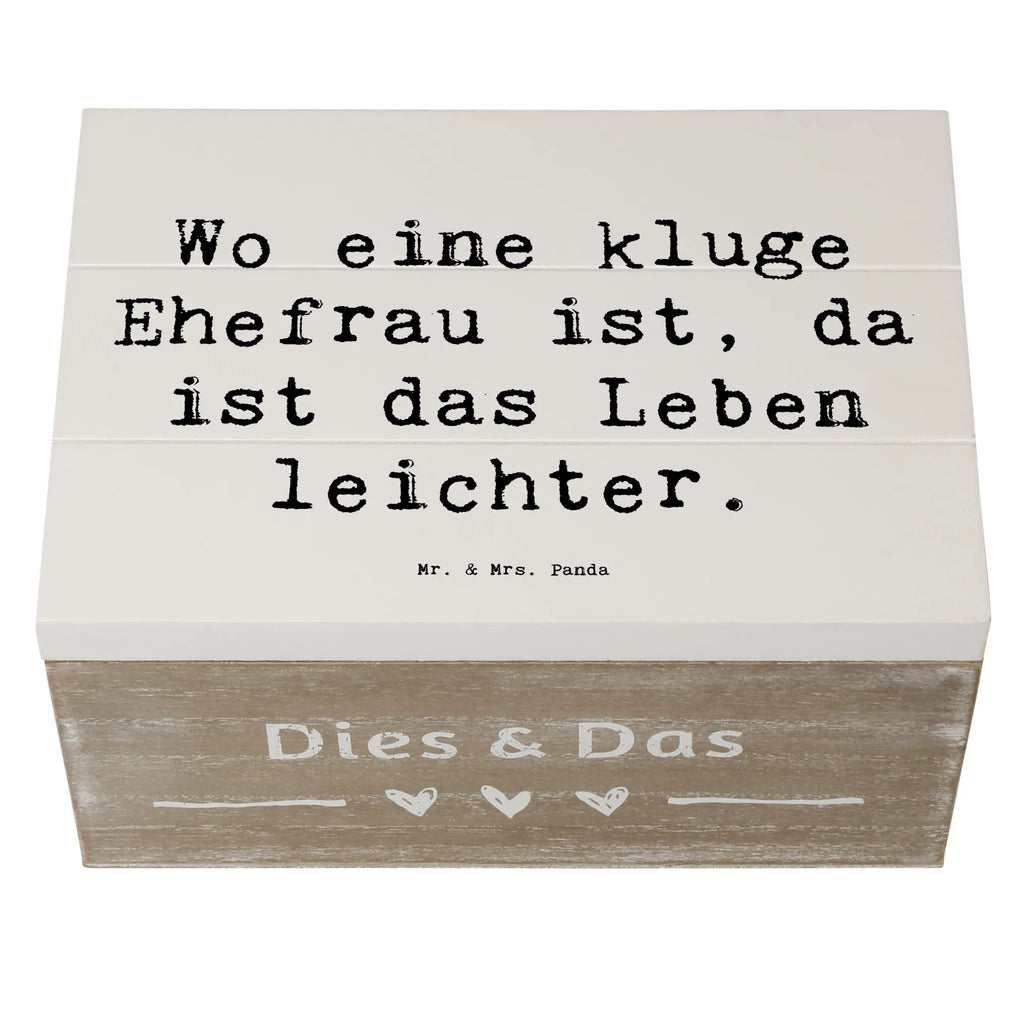 Holzkiste Spruch Kluge Ehefrau Holzkiste, Kiste, Schatzkiste, Truhe, Schatulle, XXL, Erinnerungsbox, Erinnerungskiste, Dekokiste, Aufbewahrungsbox, Geschenkbox, Geschenkdose, Familie, Vatertag, Muttertag, Bruder, Schwester, Mama, Papa, Oma, Opa