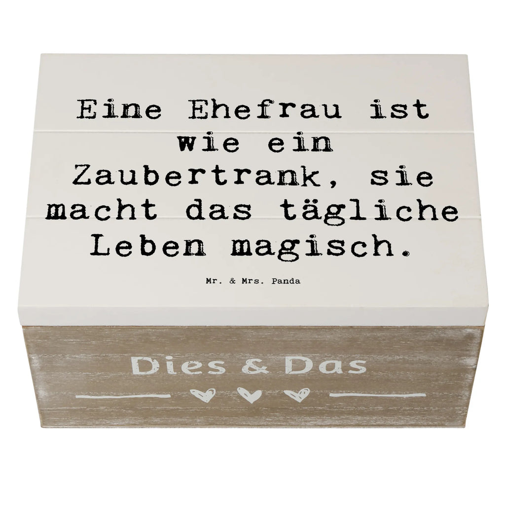 Holzkiste Spruch Magische Ehefrau Holzkiste, Kiste, Schatzkiste, Truhe, Schatulle, XXL, Erinnerungsbox, Erinnerungskiste, Dekokiste, Aufbewahrungsbox, Geschenkbox, Geschenkdose, Familie, Vatertag, Muttertag, Bruder, Schwester, Mama, Papa, Oma, Opa