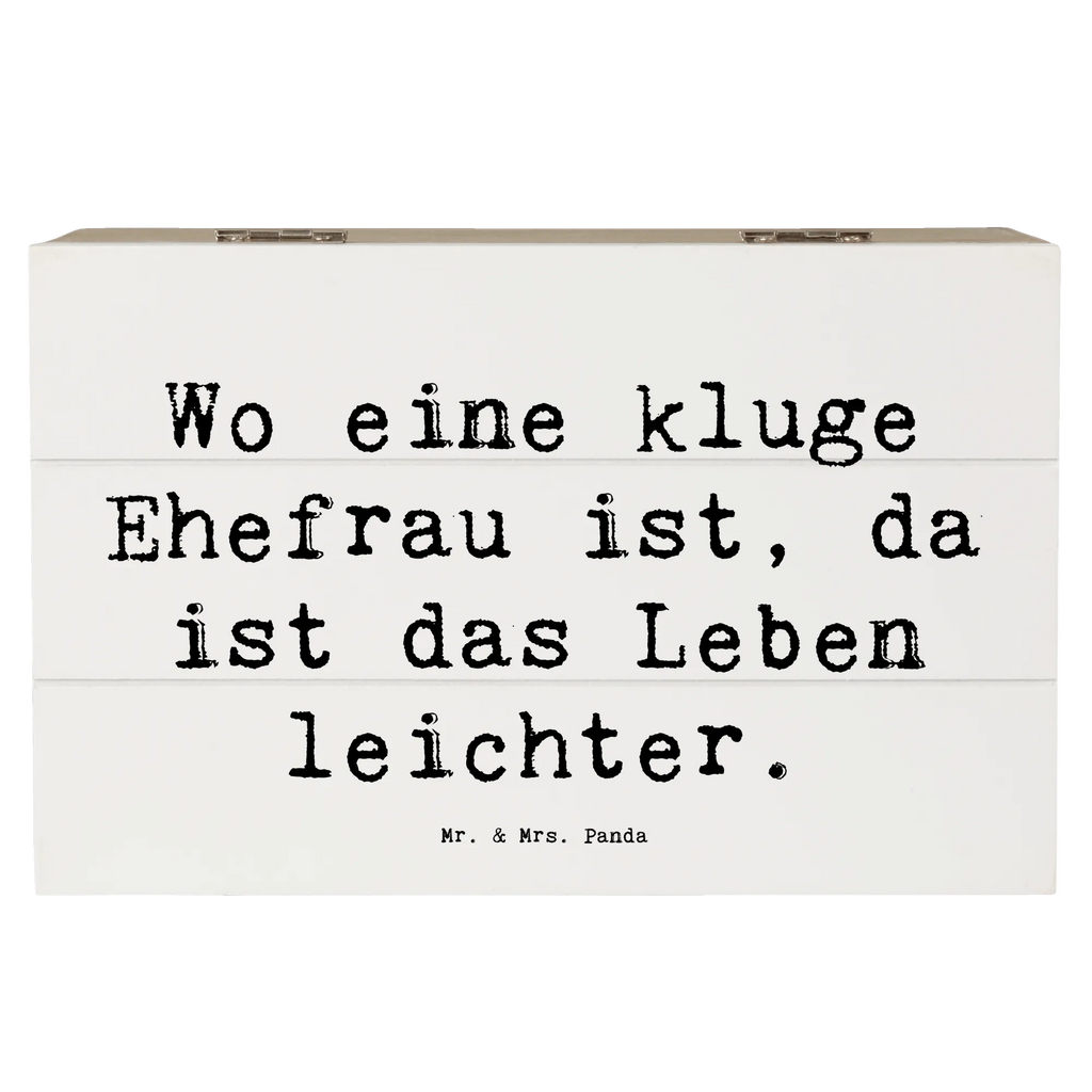 Holzkiste Spruch Kluge Ehefrau Holzkiste, Kiste, Schatzkiste, Truhe, Schatulle, XXL, Erinnerungsbox, Erinnerungskiste, Dekokiste, Aufbewahrungsbox, Geschenkbox, Geschenkdose, Familie, Vatertag, Muttertag, Bruder, Schwester, Mama, Papa, Oma, Opa