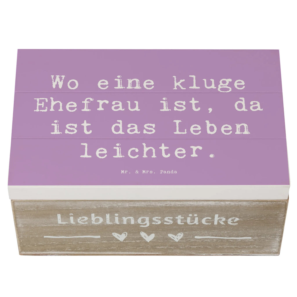 Holzkiste Spruch Kluge Ehefrau Holzkiste, Kiste, Schatzkiste, Truhe, Schatulle, XXL, Erinnerungsbox, Erinnerungskiste, Dekokiste, Aufbewahrungsbox, Geschenkbox, Geschenkdose, Familie, Vatertag, Muttertag, Bruder, Schwester, Mama, Papa, Oma, Opa