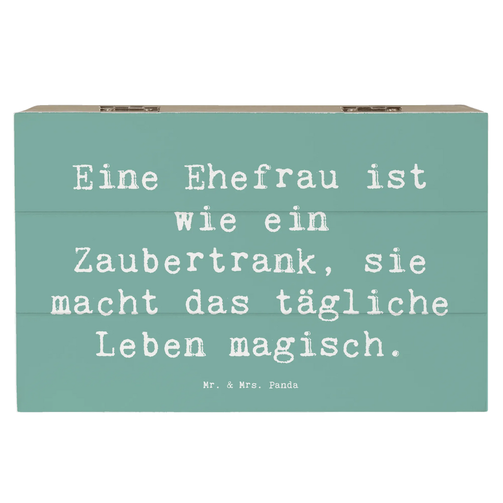 Holzkiste Spruch Magische Ehefrau Holzkiste, Kiste, Schatzkiste, Truhe, Schatulle, XXL, Erinnerungsbox, Erinnerungskiste, Dekokiste, Aufbewahrungsbox, Geschenkbox, Geschenkdose, Familie, Vatertag, Muttertag, Bruder, Schwester, Mama, Papa, Oma, Opa