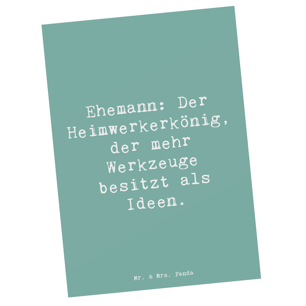 Postkarte Spruch Ehemann Heimwerker Postkarte, Karte, Geschenkkarte, Grußkarte, Einladung, Ansichtskarte, Geburtstagskarte, Einladungskarte, Dankeskarte, Ansichtskarten, Einladung Geburtstag, Einladungskarten Geburtstag, Familie, Vatertag, Muttertag, Bruder, Schwester, Mama, Papa, Oma, Opa