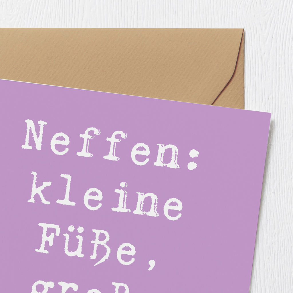 Deluxe Karte Spruch Neffe Abenteuer Karte, Grußkarte, Klappkarte, Einladungskarte, Glückwunschkarte, Hochzeitskarte, Geburtstagskarte, Hochwertige Grußkarte, Hochwertige Klappkarte, Familie, Vatertag, Muttertag, Bruder, Schwester, Mama, Papa, Oma, Opa