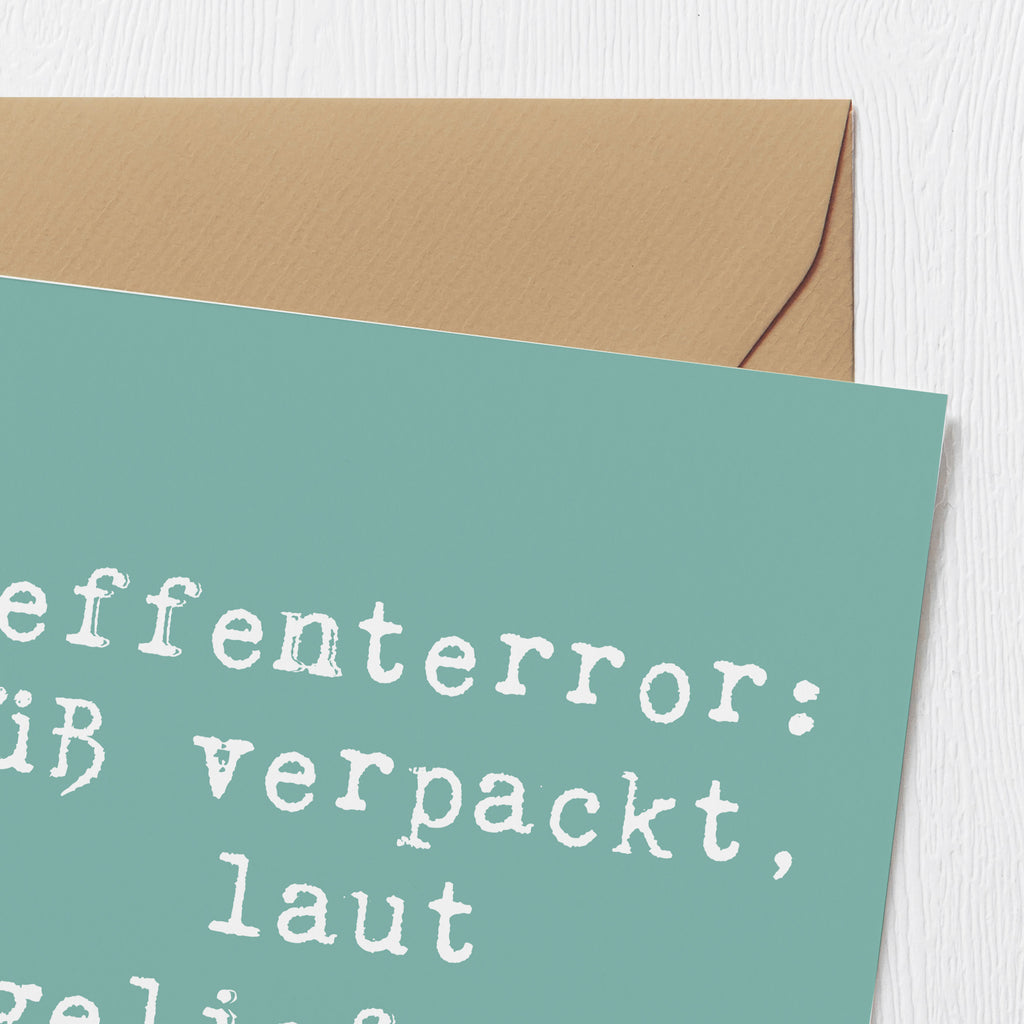 Deluxe Karte Spruch Neffe Chaos Karte, Grußkarte, Klappkarte, Einladungskarte, Glückwunschkarte, Hochzeitskarte, Geburtstagskarte, Hochwertige Grußkarte, Hochwertige Klappkarte, Familie, Vatertag, Muttertag, Bruder, Schwester, Mama, Papa, Oma, Opa