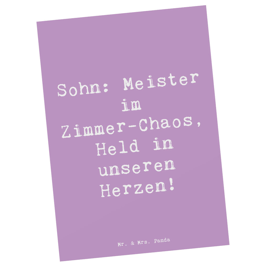 Postkarte Spruch Sohn Chaosheld Postkarte, Karte, Geschenkkarte, Grußkarte, Einladung, Ansichtskarte, Geburtstagskarte, Einladungskarte, Dankeskarte, Ansichtskarten, Einladung Geburtstag, Einladungskarten Geburtstag, Familie, Vatertag, Muttertag, Bruder, Schwester, Mama, Papa, Oma, Opa