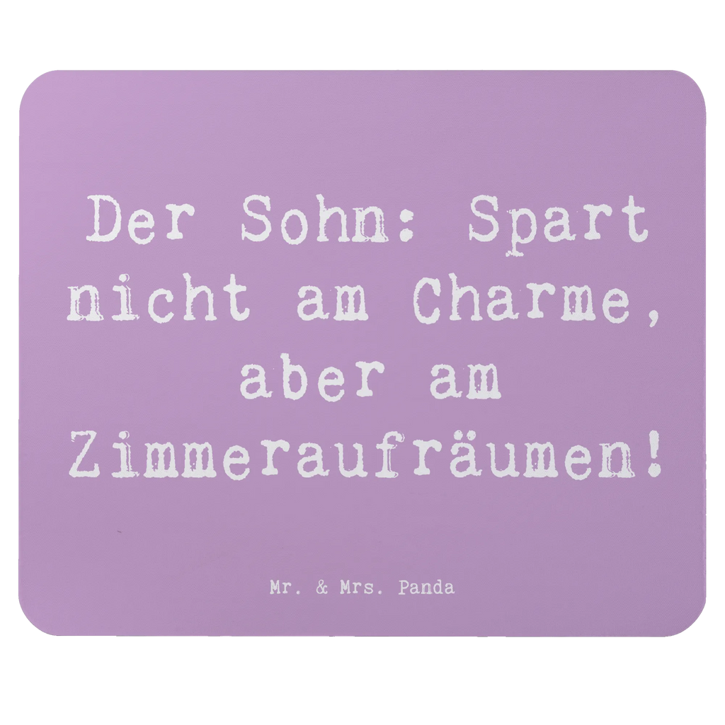 Mauspad Spruch Sohn Charme Mousepad, Computer zubehör, Büroausstattung, PC Zubehör, Arbeitszimmer, Mauspad, Einzigartiges Mauspad, Designer Mauspad, Mausunterlage, Mauspad Büro, Familie, Vatertag, Muttertag, Bruder, Schwester, Mama, Papa, Oma, Opa