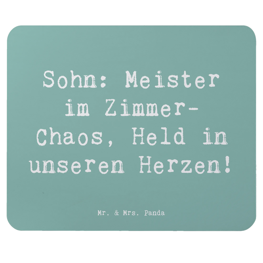 Mauspad Spruch Sohn Chaosheld Mousepad, Computer zubehör, Büroausstattung, PC Zubehör, Arbeitszimmer, Mauspad, Einzigartiges Mauspad, Designer Mauspad, Mausunterlage, Mauspad Büro, Familie, Vatertag, Muttertag, Bruder, Schwester, Mama, Papa, Oma, Opa