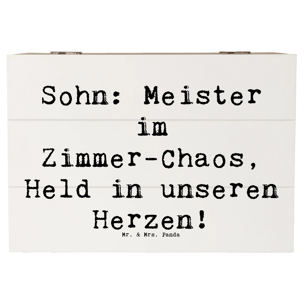 Holzkiste Spruch Sohn Chaosheld Holzkiste, Kiste, Schatzkiste, Truhe, Schatulle, XXL, Erinnerungsbox, Erinnerungskiste, Dekokiste, Aufbewahrungsbox, Geschenkbox, Geschenkdose, Familie, Vatertag, Muttertag, Bruder, Schwester, Mama, Papa, Oma, Opa