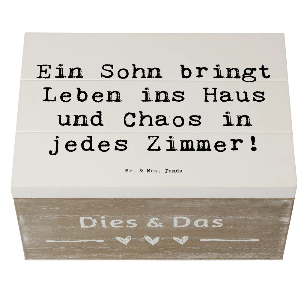 Holzkiste Spruch Lebhafter Sohn Holzkiste, Kiste, Schatzkiste, Truhe, Schatulle, XXL, Erinnerungsbox, Erinnerungskiste, Dekokiste, Aufbewahrungsbox, Geschenkbox, Geschenkdose, Familie, Vatertag, Muttertag, Bruder, Schwester, Mama, Papa, Oma, Opa