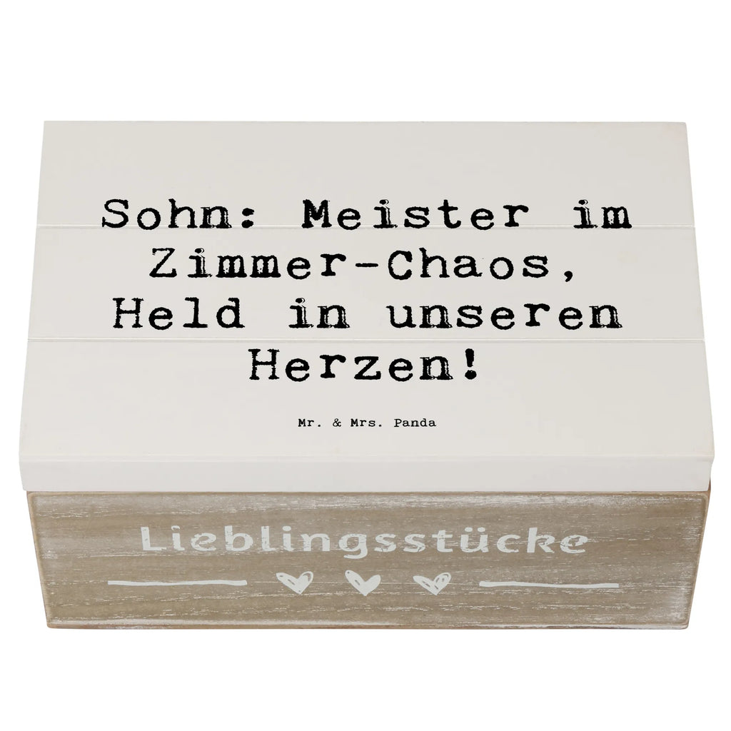 Holzkiste Spruch Sohn Chaosheld Holzkiste, Kiste, Schatzkiste, Truhe, Schatulle, XXL, Erinnerungsbox, Erinnerungskiste, Dekokiste, Aufbewahrungsbox, Geschenkbox, Geschenkdose, Familie, Vatertag, Muttertag, Bruder, Schwester, Mama, Papa, Oma, Opa