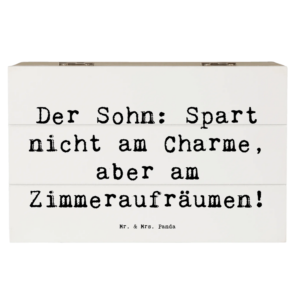 Holzkiste Spruch Sohn Charme Holzkiste, Kiste, Schatzkiste, Truhe, Schatulle, XXL, Erinnerungsbox, Erinnerungskiste, Dekokiste, Aufbewahrungsbox, Geschenkbox, Geschenkdose, Familie, Vatertag, Muttertag, Bruder, Schwester, Mama, Papa, Oma, Opa