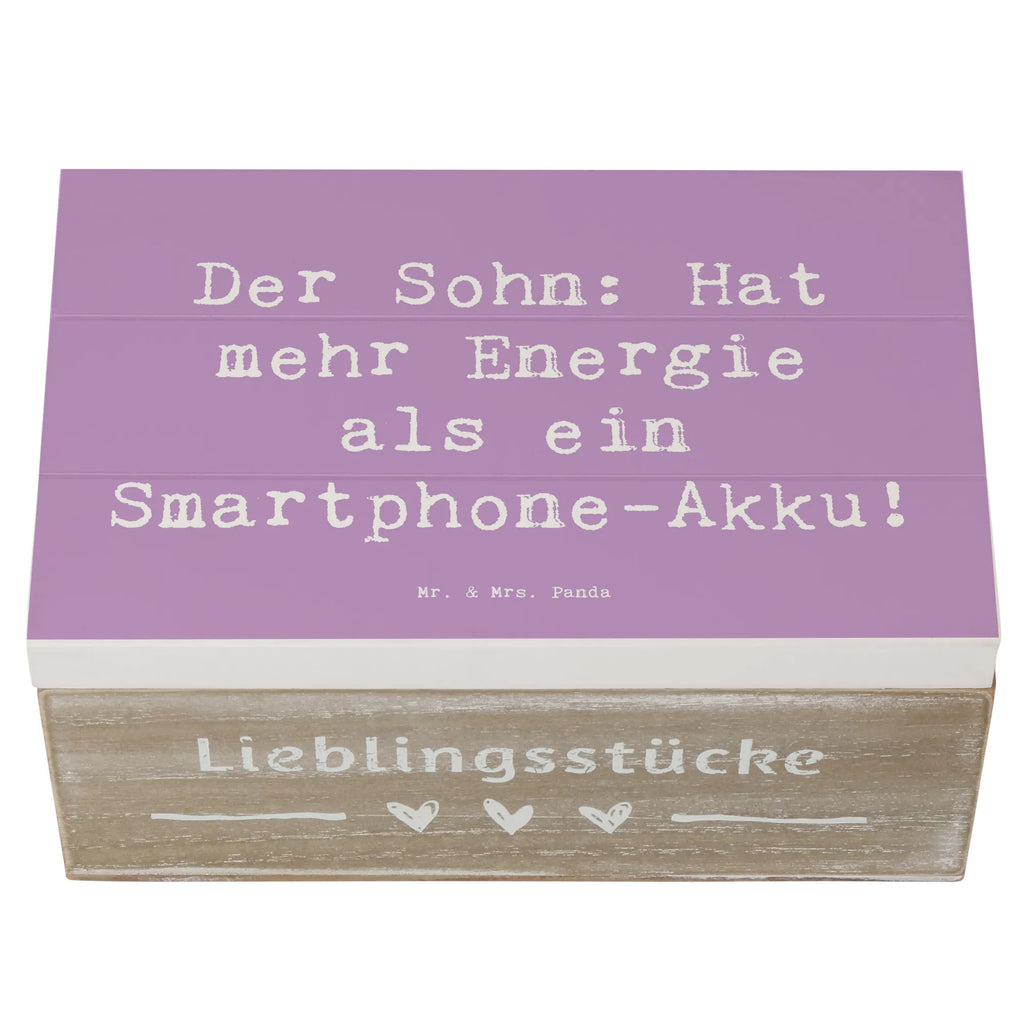 Holzkiste Spruch Energie Sohn Holzkiste, Kiste, Schatzkiste, Truhe, Schatulle, XXL, Erinnerungsbox, Erinnerungskiste, Dekokiste, Aufbewahrungsbox, Geschenkbox, Geschenkdose, Familie, Vatertag, Muttertag, Bruder, Schwester, Mama, Papa, Oma, Opa