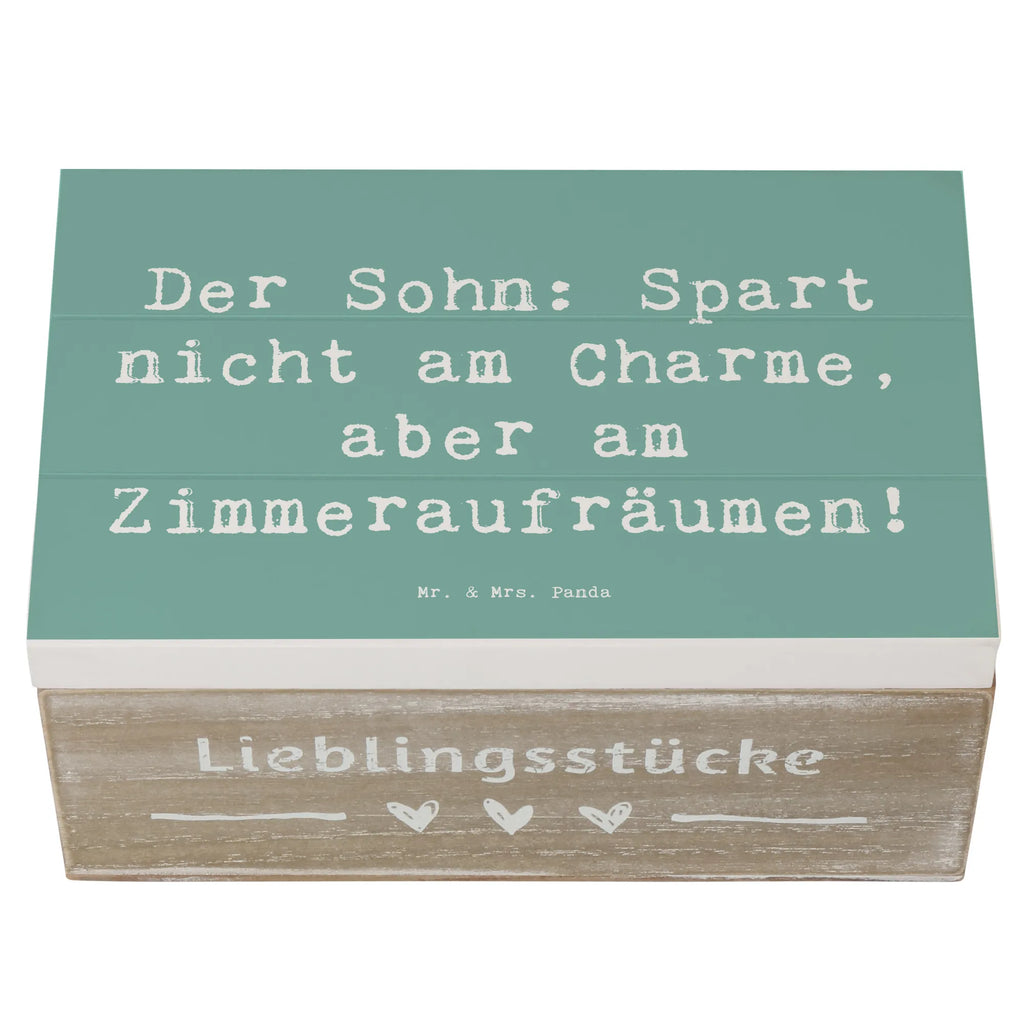 Holzkiste Spruch Sohn Charme Holzkiste, Kiste, Schatzkiste, Truhe, Schatulle, XXL, Erinnerungsbox, Erinnerungskiste, Dekokiste, Aufbewahrungsbox, Geschenkbox, Geschenkdose, Familie, Vatertag, Muttertag, Bruder, Schwester, Mama, Papa, Oma, Opa