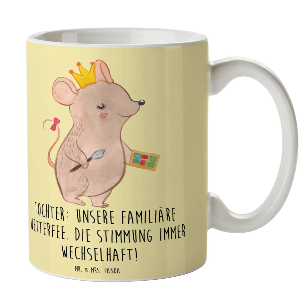 Tasse Tochter Wetterfee Tasse, Kaffeetasse, Teetasse, Becher, Kaffeebecher, Teebecher, Keramiktasse, Porzellantasse, Büro Tasse, Geschenk Tasse, Tasse Sprüche, Tasse Motive, Kaffeetassen, Tasse bedrucken, Designer Tasse, Cappuccino Tassen, Schöne Teetassen, Familie, Vatertag, Muttertag, Bruder, Schwester, Mama, Papa, Oma, Opa